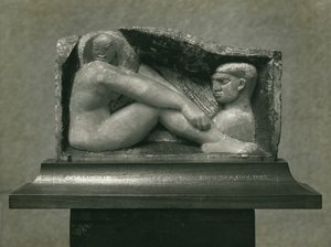 Odalisque (mies ja nainen) 1912-13 (alabasteri)