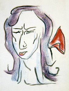 Oxfordin kreivitär ja Asquith tekijältä Henri Gaudier-Brzeska