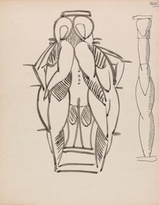 Dois Estudos para uma Coluna Escultórica finlandesa tekijältä Henri Gaudier-Brzeska