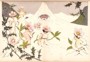 Jouluruusut (väri litho)