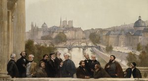 Vuosisadan panoraama: Dupré, Rousseau, Isabey, Millet, Couture, Daubigny, Diaz, Corot, Troyon, Fromentin, Barye, Decamp, Courbet, Robert-Fleury. tekijältä Henri Gervex