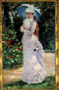 Muotokuva rouva Valtesse de la Bignen (1861-1910), kurtisaanista, joka toimi Nanan mallina. Henri Gervexin (1852-1929) maalaus