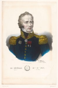 Maximilian Sebastien Foyn muotokuva Kenraali M.lien S.tien Foy, Aisnen kansanedustaja (otsikko esineessä) Generaals van het Keizerrijk (sarjan nimi)
