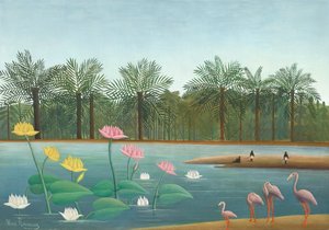 Flamingot tekijältä Henri J.F. (1844-1910) Rousseau
