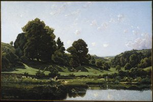 A Meadow in Bourbonnais, Aamu, 1876