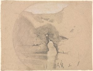 Sorrento, Kuningatar Joanin kylpylät tekijältä Henri Joseph Harpignies