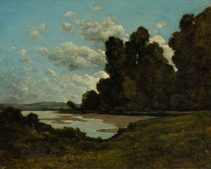 Loire-joki Neversissä, 1901. tekijältä Henri Joseph Harpignies