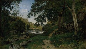 Kalliopolku Morvanin kivipolussa Morvanissa, 1869.
