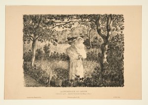Kävely puutarhassa tekijältä Henri Lebasque