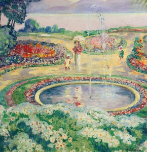 Kukkapuutarha. tekijältä Henri Lebasque