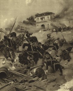 Relief of Lucknow, 1858 (syväpaino) tekijältä Henri Louis Dupray
