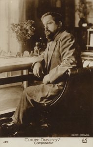 Claude Debussy, ranskalainen säveltäjä (1862-1918) (m/v kuva)