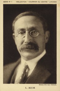Leon Blum, noin 1930-luku (s/w-kuva). tekijältä Henri Manuel