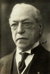 Samuel Gompersin muotokuva (kuva) tekijältä Henri Manuel