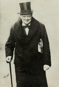 Winston Churchillin muotokuva (kuva) tekijältä Henri Manuel
