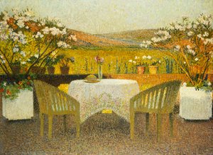 Marquayrolin terassi; Le Terrasse de Marquayrol, 1920 tekijältä Henri Martin