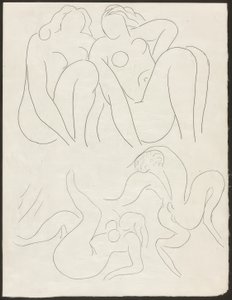 Fauni iltapäivällä, levy viisitoista teoksesta Poesies de Mallarmé. tekijältä Henri Matisse