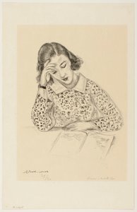 Lukeva tyttö tekijältä Henri Matisse
