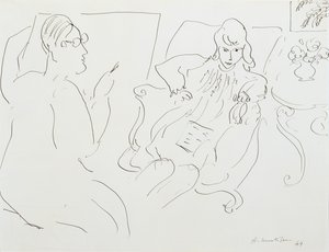 Taiteilija ja malli tekijältä Henri Matisse