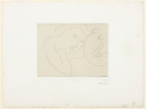 Cocked Head ja Fish Bowl tekijältä Henri Matisse