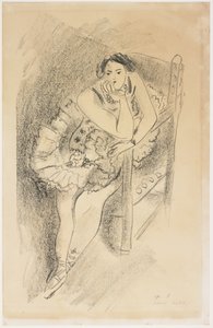 Tanssija puisessa tuolissa tekijältä Henri Matisse