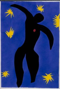 Ikaroksen putoaminen. Teoksesta "Jazz". Taulu VIII. S. 55 tekijältä Henri Matisse