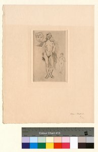 Kaksi alastonta hahmoa, yksi pää tekijältä Henri Matisse