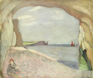 Etretat, punainen purje (maalaus) tekijältä Henri Matisse