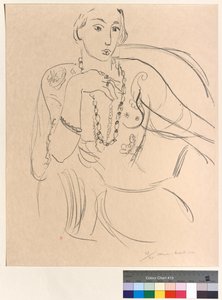 Nainen kaulakorulla tekijältä Henri Matisse