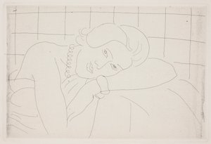 Nainen kaulakoru kaulassaan tekijältä Henri Matisse