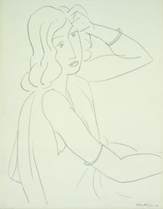 Nainen rannerenkaiden kanssa tekijältä Henri Matisse