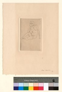 Istuva hahmo - alaston tekijältä Henri Matisse