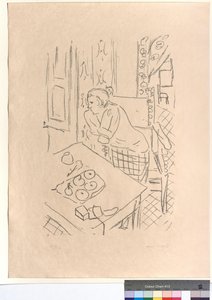 Hahmo sisätilassa tekijältä Henri Matisse