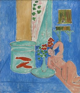 Kultakala ja veistos tekijältä Henri Matisse