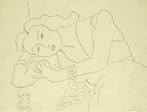Naisen pää tekijältä Henri Matisse