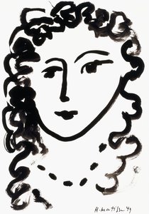 Naisen pää tekijältä Henri Matisse