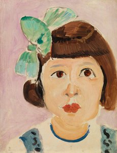 Nuoren tytön pää (Tête de fillette) tekijältä Henri Matisse