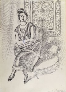 Henriette ja Moucharabieh ikkuna tekijältä Henri Matisse