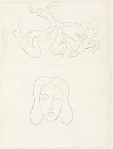 Hérodiade, Scène lV, levy kolmetoista teoksesta Poesies de Mallarmé. tekijältä Henri Matisse