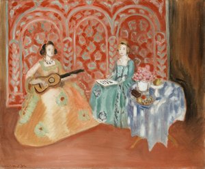 Sisustus - Kaksi hahmoa (muusikot) tekijältä Henri Matisse