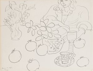 Sisätilojen kohtaus tekijältä Henri Matisse