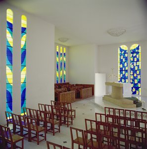 Rukousnauhan kappelin alttarin sisäkuva, Vence tekijältä Henri Matisse