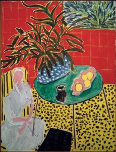 Sisustus mustalla saniaisella tekijältä Henri Matisse