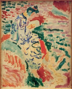 Japanilainen nainen rannalla tekijältä Henri Matisse