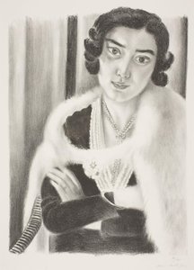Nainen ketunnahkaviitassa tekijältä Henri Matisse