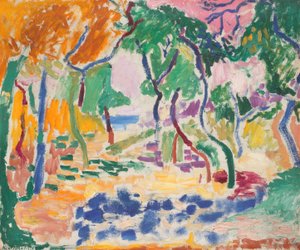 Maisema Colliouren lähellä. Tutkielma teokseen "Elämänilo" tekijältä Henri Matisse