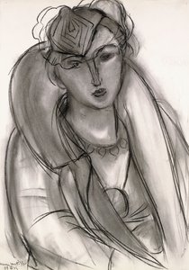 Lydia (Tutkimus muotokuvaa varten sinisessä takissa) tekijältä Henri Matisse