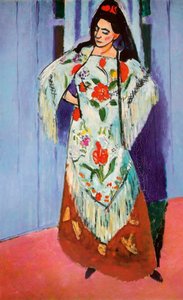 Madame Matisse ja Manilan huivi tekijältä Henri Matisse