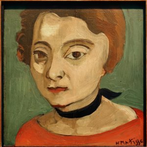 Marguerite ja musta samettikaulakoru tekijältä Henri Matisse