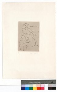 Alaston lepotuolissa, vasen käsi tekijältä Henri Matisse